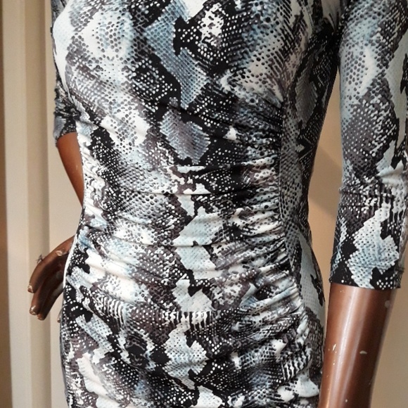 Jennifer Lopez Snake Skin Bodycon Dress - Picture 2 of 4